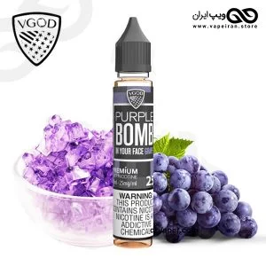 جویس سالت طعم انگور قرمز VGOD SaltNic Purple Bomb