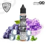 جویس سالت طعم انگور قرمز و یخ VGOD SaltNic Purple Bomb Ice