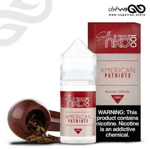سالت نیکد طعم توباکو آمریکایی NKD100 Salt American Patriot