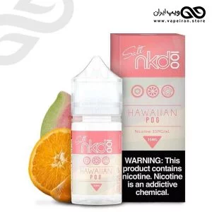 سالت نیکد طعم پرتغال پشن فروت و گوا NKD100 Hawaiian pog