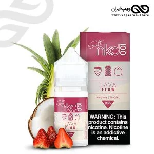 سالت نیکد طعم توتفرنگی، نارگیل و آناناس NKD100 LavaFlow