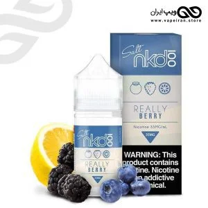 سالت نیکد طعم بلوبری،لیمو و تمشک NKD100 Really Berry