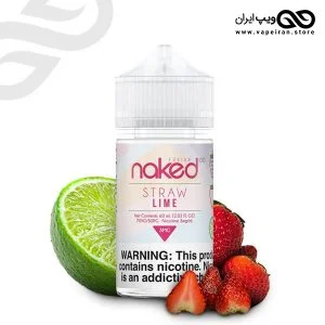 جویس توتفرنگی و لیمو NKD100 Strawlime
