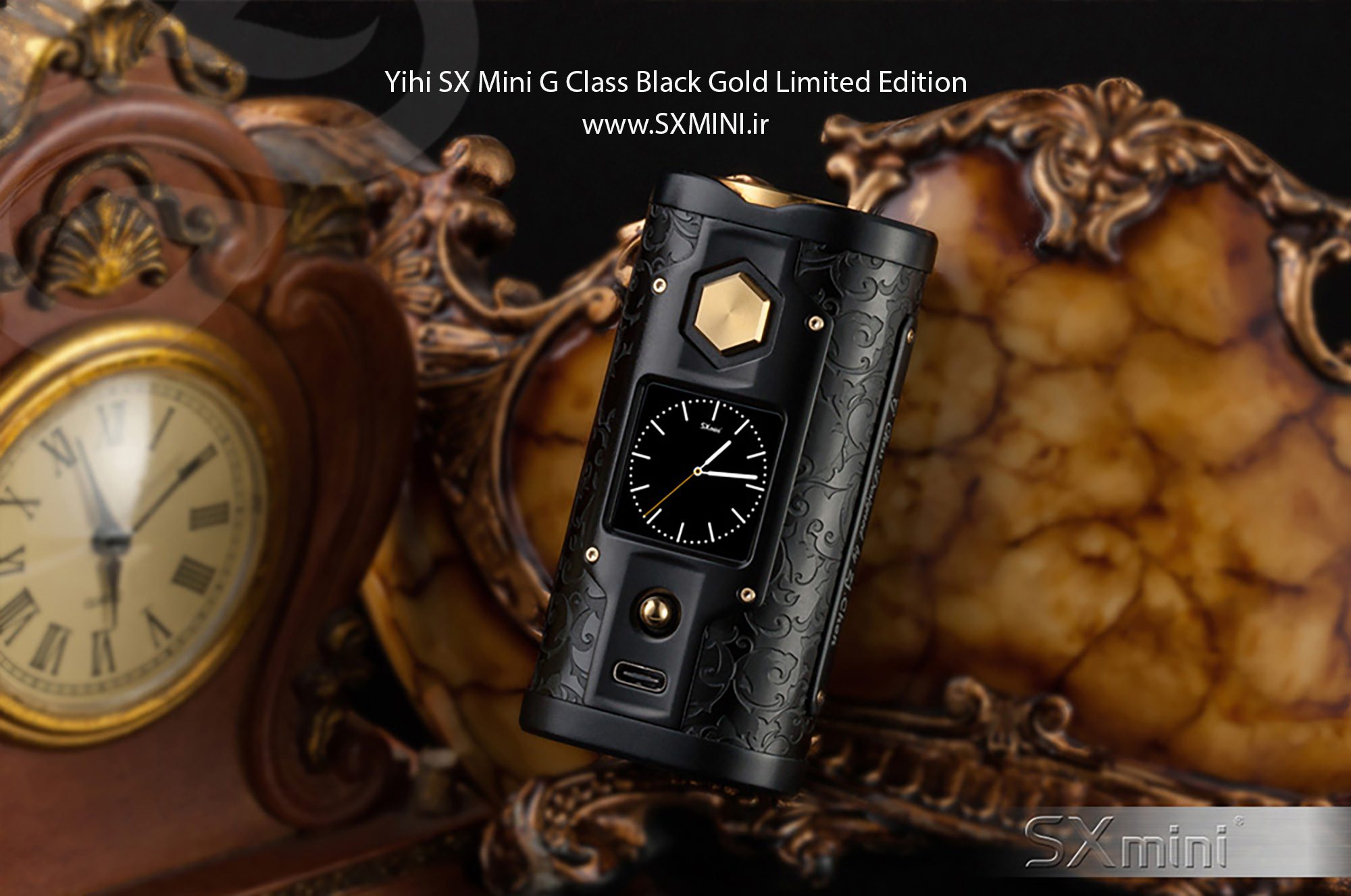 ویپ اس ایکس مینی جی کلاس YiHi SXmini G Class مشکی طلایی sx mini g class cover1