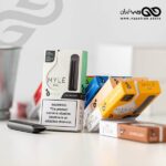 پاد یکبارمصرف هلو یخ MYLE Mini Peach Ice - Image 9