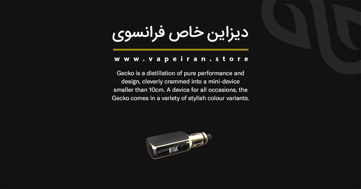 ویپ جکو باکس بلک گلد JWELL Gecko Box Black gold 24k Gecko 24K Content1