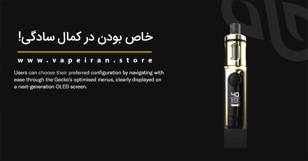 ویپ جکو باکس بلک گلد JWELL Gecko Box Black gold 24k Gecko 24K Content2