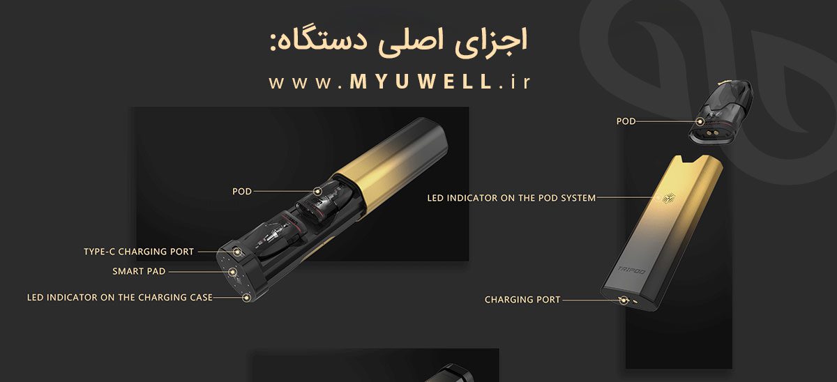 Uwell Caliburn Tripod Content2