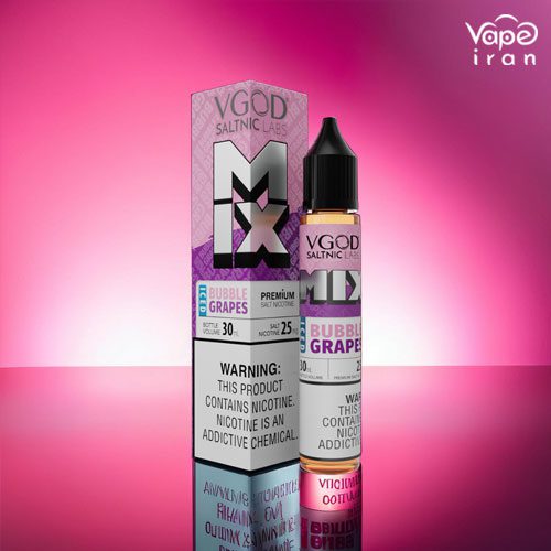 جویس سالت ویگاد آدامس بادکنکی انگور و یخ Vgod Iced Mix Bubble Grapes