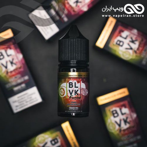 ایجوس سالت کیوی، انار و توت فرنگی با یخ BLVK Kiwi Pom Berry ice