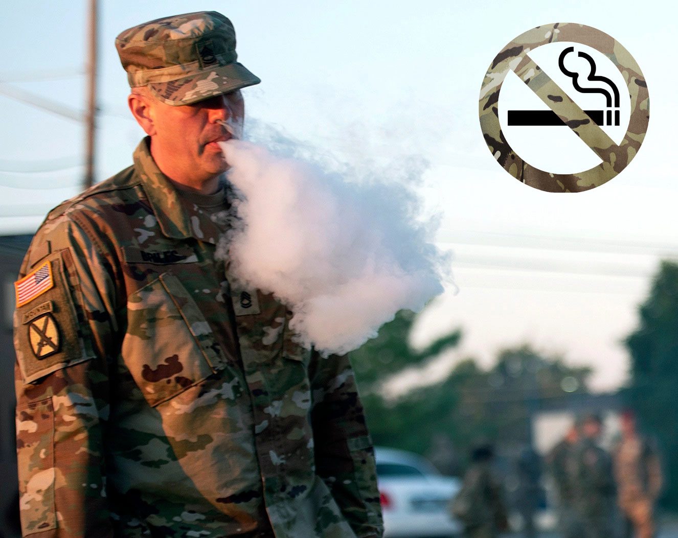 سیگار کشیدن ممنوع در ارتش انگلستان و تشویق به ویپینگ