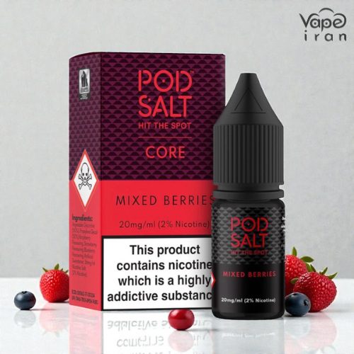 PodSalt Mixed Berries ایجوس سالت توتفرنگی، تمشک و بلوبری پادسالت