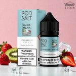 ایجوس سالت توتفرنگی، کیوی و یخ PodSalt Strawberry Kiwi ice