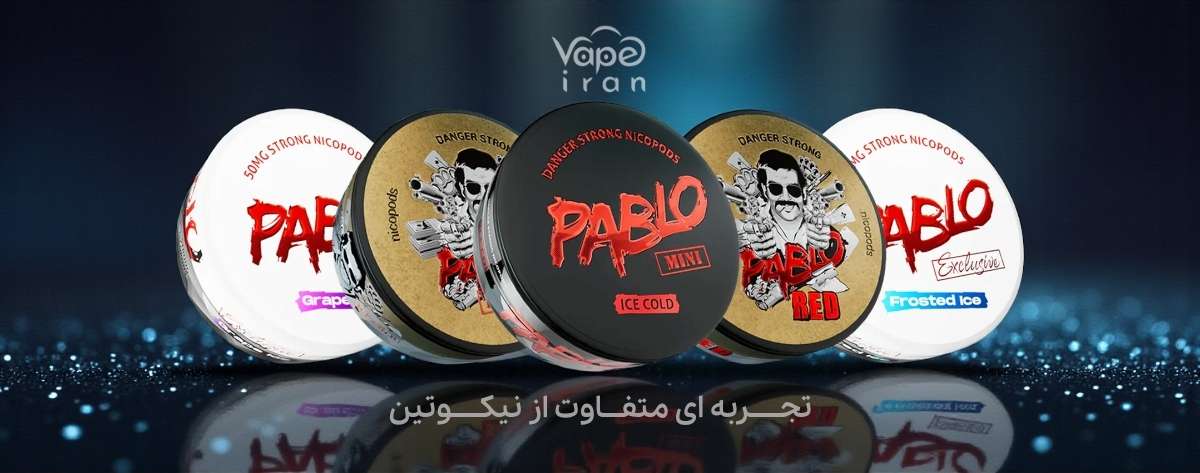 نیکوتین پاچ نعنا یخ پابلو Pablo Nicotine Pouch Frosted Ice nicotin punch pablo