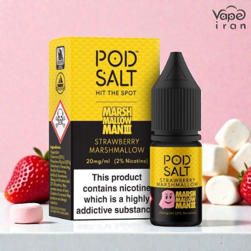 Pod Salt Strawberry Marshmallow 10ml Nicotine Salt