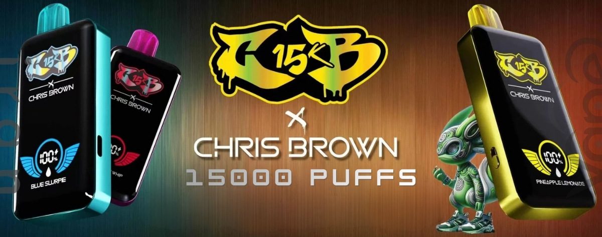 پاد یکبارمصرف 15 هزار کامی کریس براون Chris Brown CB15K 15000 Puffs