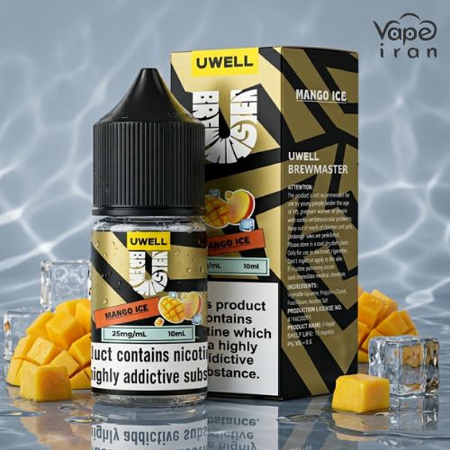 سالت نیکوتین انبه یخ یوول Uwell Mango Ice 10ml