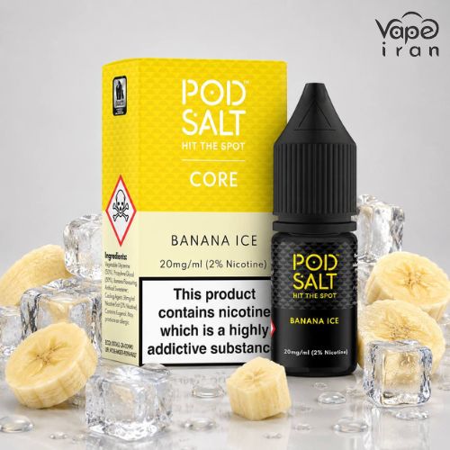 سالت موز و یخ پادسالت PodSalt Banana Ice 10ml