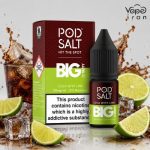سالت نوشیدنی کولا و لیمو پادسالت PodSalt Cola Lime 10ml