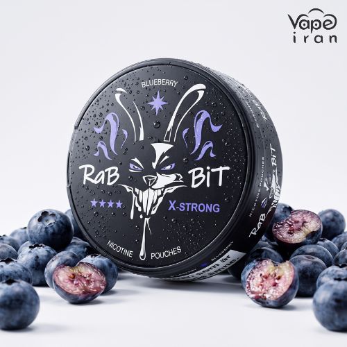 نیکوتین پانچ بلوبری Rabbit Nicotine Pouch Blueberry
