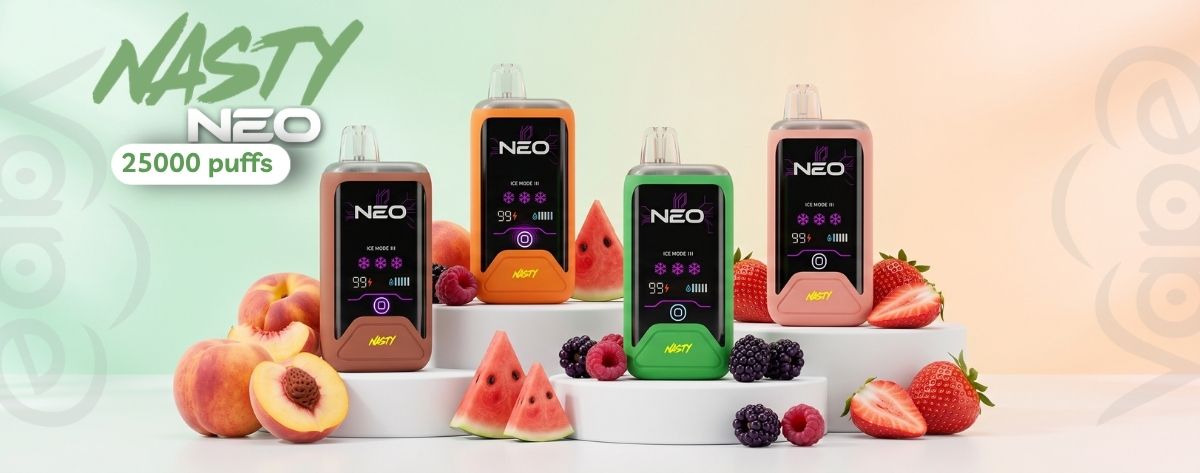 پاد یکبارمصرف 25 هزار کامی نئو نستی Nasty NEO 25000 Puffs پاد یکبارمصرف 25 هزار کامی نئو نستی Nasty NEO 25000 Puffs
